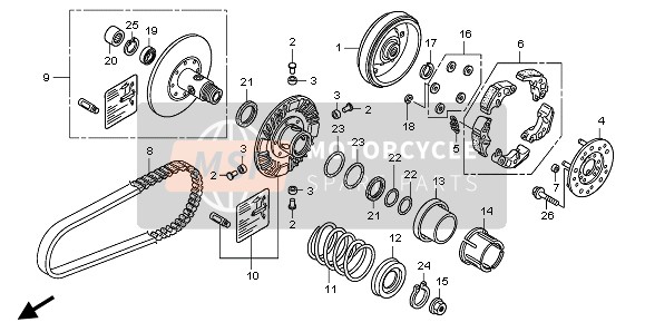 Honda FJS600D 2006 Cara conducida para un 2006 Honda FJS600D